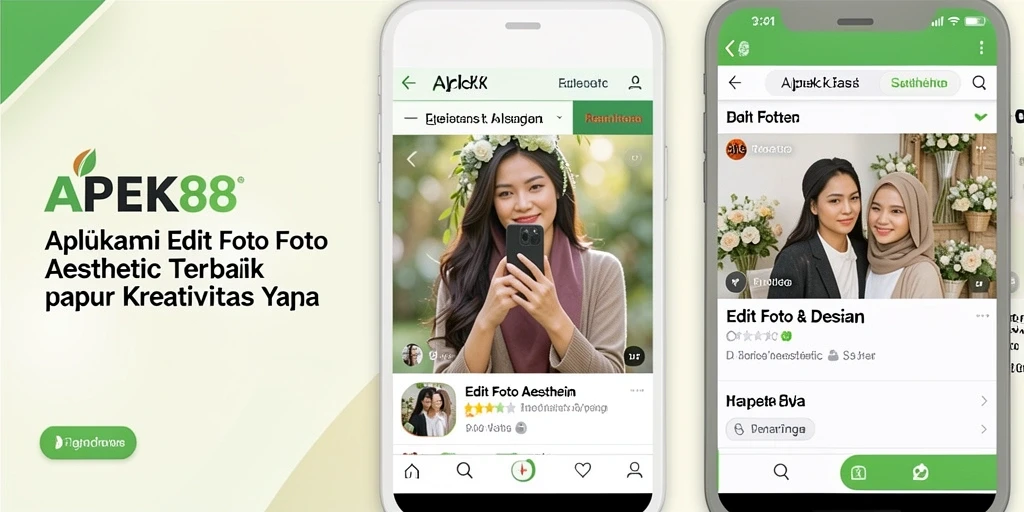 Tampilan antarmuka APEK88 yang ramah pengguna untuk Edit Foto Aesthetic.