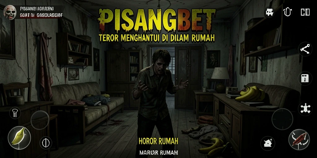 Antarmuka permainan PISANGBET yang menegangkan dan penuh misteri.
