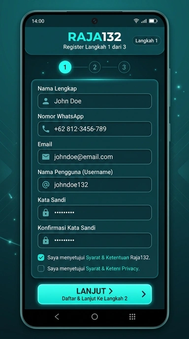 Tampilan halaman daftar raja132